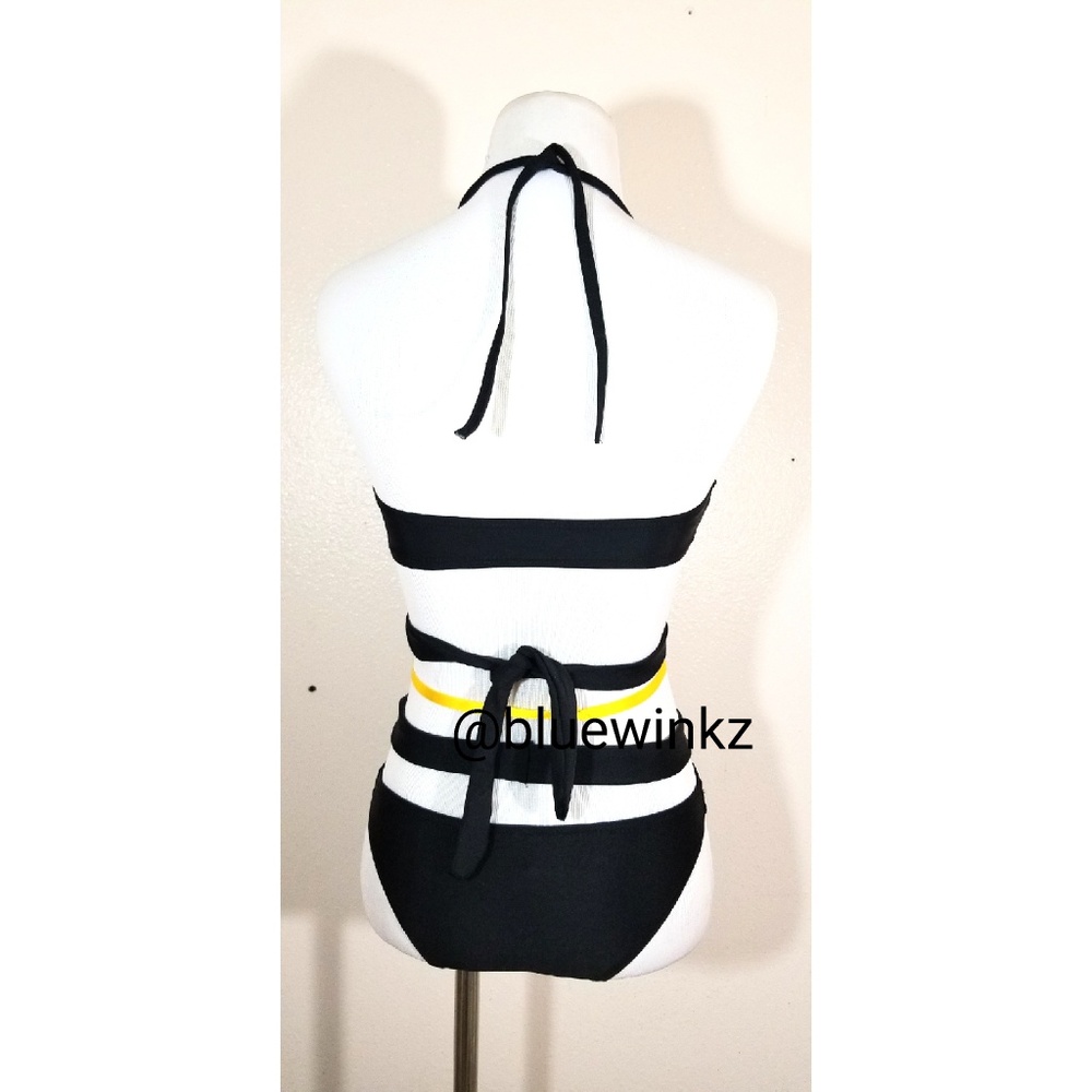 💮Black Wrap-Around Bikini Top - Picture 4 of 5